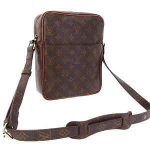 Vintage LOUIS VUITTON Monogram Canvas Leather Marceau PM Crossbody Bag